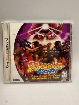 Dynamite Cop Sega Dreamcast Completo con Manual Excelente Forma con Tarjeta Reg Foto 1 de 4