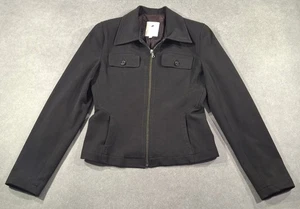 Vertigo Pour La Ville Paris Womens French Designer Black Jacket Size Small - Picture 1 of 15