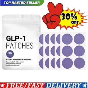 30Pcs GLP-1 Slim Patch - Weight Loss, Diet, Detox, Burn Fat Help Manage Cravings - Picture 1 of 16