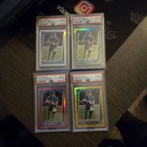 2021 Donruss Trevor Lawrence Optic Preview Pink, Green, Holo PSA 10 4xlot - Bild 1 von 5