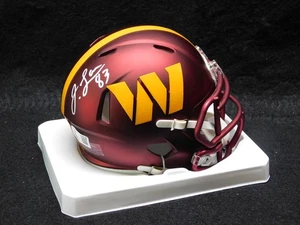 Jaylin Lane signiert handsigniert Washington Commanders Speed Mini Helm BAS COA - Bild 1 von 3