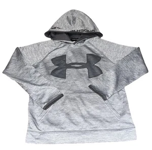 Under Armour Storm 1 Grey Pullover Hooded Sweater Size Youth Medium - Picture 1 of 12