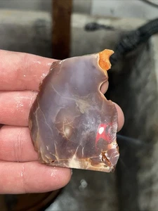 Rough Slab Unknown Purple Gorgeous Agate  Thick Lapidary Cabbing Stone Wood? - Picture 1 of 10