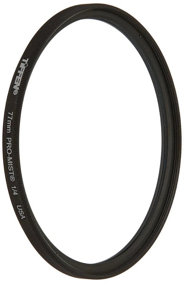 77Mm Black Camera Lens Filter Pro Mist Softens Wrinkles And Lowers Contrast - Image 1 of 3