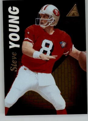 1995 PINNACLE ZENITH EDITION FOOTBALL CARD #94 STEVE YOUNG 49ERS - Image 1 of 2