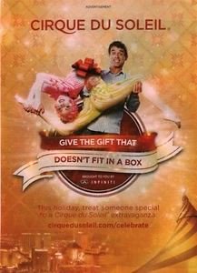 2012 PRINT AD - CIRQUE DU SOLEIL 6 PAGE AD - CIRQUE DU SOLEIL EXTRAVAGANZA AD - Picture 1 of 6