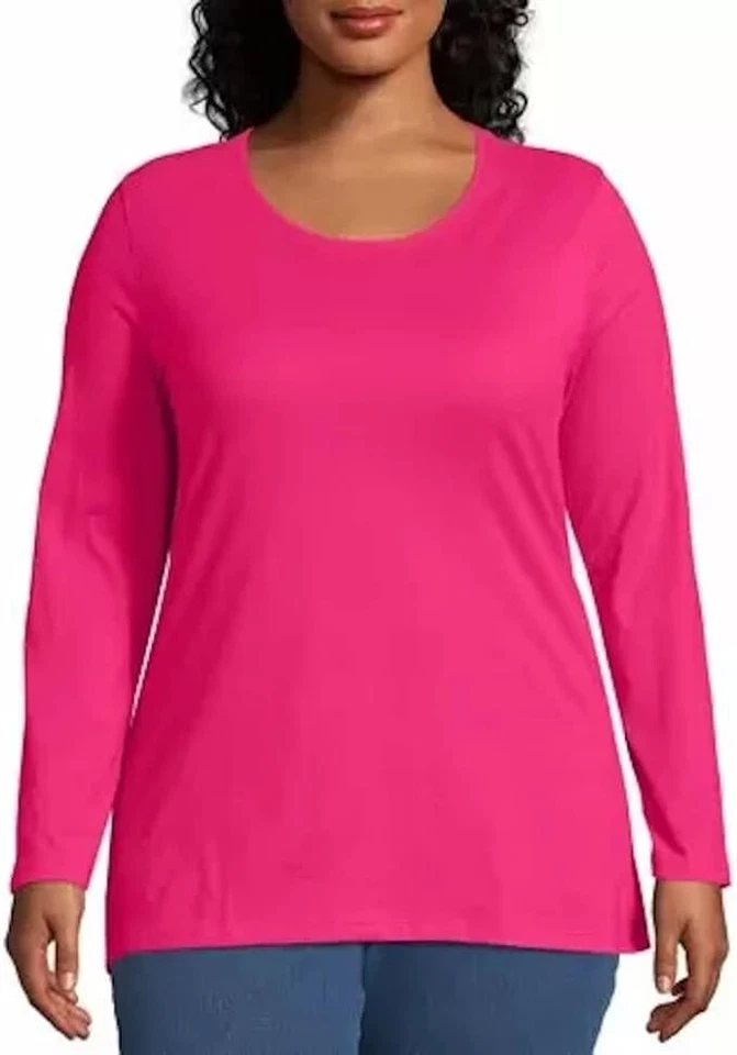 Блузка с длинным рукавом футболка декольте хлопок женщин только мой размер шипящий розовый - Изображение 1 из 1