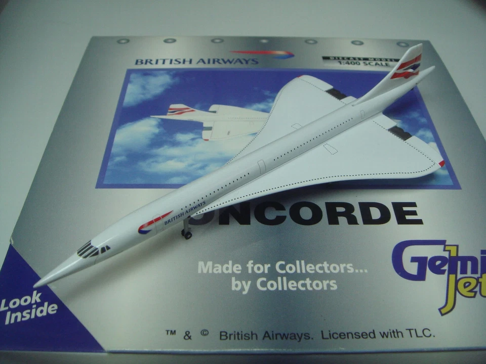 Gemini Jets 400 British Airways BA Concorde "Union Jack" 1:400 G-BOAC - Image 1 of 1
