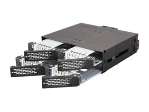 ToughArmor MB607SP-B Rugged Full Metal 4 Bay 2.5" SATA HDD & SSD Backplane Cage - Picture 1 of 5
