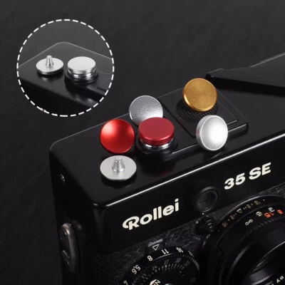 New Metal Alloy Release Shutter Button For Fujifilm Leica Rolleiflex Nikon Canon - Image 1 of 4