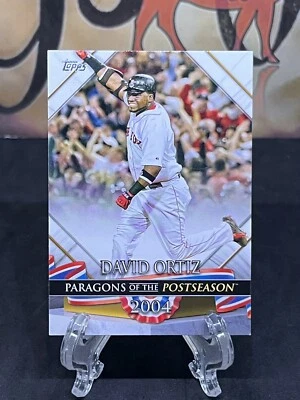 2022 Topps Update David Ortiz #PP-2 Paragons Of The Postseason Boston Red Sox - Image 1 of 3