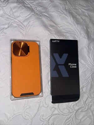 LUTTY ORANGE/black Phone Case Cov. Lens Dream Focus Joy For iPhone 15 Plus 6.7” - Image 1 of 3