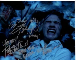 Foto firmada por HEATHER LANGENKAMP y Robert Englund 8x10 PESADILLA EN ELM STREET - Imagen 1 de 1