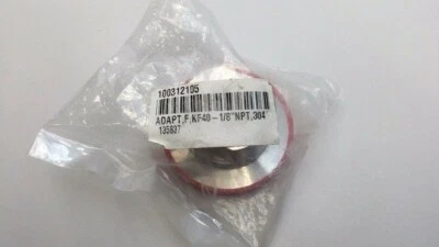 MKS HPS KF 40 Adapter 1/8" NPT 304 100312105 - Image 1 of 4