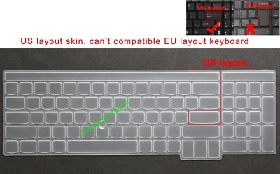 US Keyboard Skin for IBM Lenovo ThinkPad S5 P50 P50s P51 P70 P71 E575 W541 W550 - Image 1 of 4
