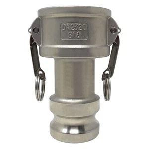 Gloxco Stainless Steel Type DA Cam and Groove Hose Fitting, Reducer, 2-1/2? F... - Picture 1 of 1