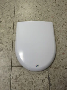 Vigour Clivia WC Sitz Toilette weiss semi abnehmbar Edelstahlschaniere - Bild 1 von 9