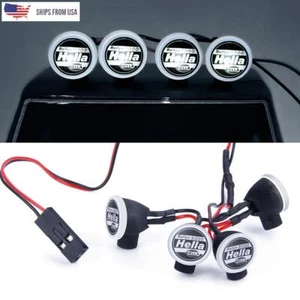 LED Lights Round Roof Headlights for 1:24 RC Car Crawler Axial SCX24 AXI00001/6 - Picture 1 of 10