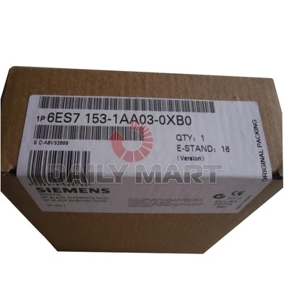 New in Box Siemens 6ES7 153-1AA03-0XB0 Simatic DP Interface Module for ET 200M - Image 1 of 2