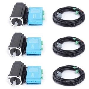Kit de servoconductor de motor paso a paso de circuito cerrado de 3 ejes 12 Nm 34 para grabado CNC - Imagen 1 de 13