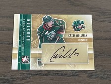 2011-12 In The Game Heroes and Prospects Casey Wellman Auto #A-CW