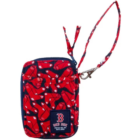 Boston Red Sox Quilted Fabric ID Wallet Wristlet Forever Collectibles NEW Cover