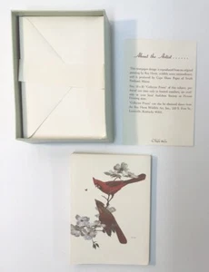Cape Shore Cardinal Pair By Ray Harm Notecards With Envelopes Unused New - Picture 1 of 5