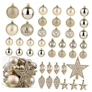 Christmas Ball Ornaments - 43pcs Shatterproof Christmas Tree Decorative - Picture 1 of 8