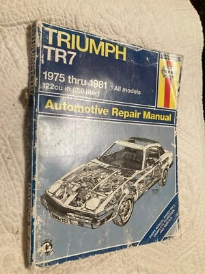 Manuale Di Officina Per Proprietari Triumph TR7 Di Haynes. 1975-1981 - Immagine 1 di 4