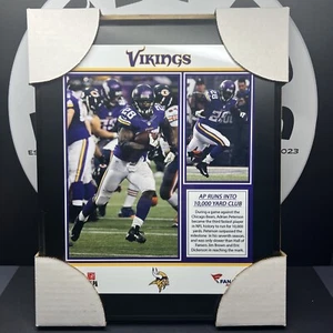 Minnesota Vikings Adrian Peterson Fanatics Authentics Plaque 13”x 10 1/2” - Picture 1 of 1