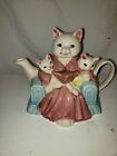 Tea Pot Kitty Vintage * #