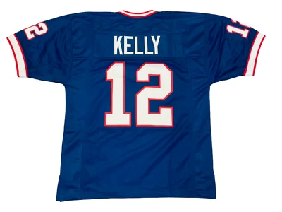 Jersey Jim Kelly Cosido Personalizado Azul Tallas Juveniles Foto 1 de 2