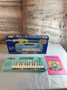 Vtg Casio EP-10 Electronic Keyboard Starter Ser With Muppet Babies Music Book - Picture 1 of 9