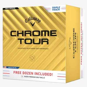 New 2024 Callaway Chrome Tour TT Golf Balls - 4 Dozen - Choose Your Color - Picture 1 of 5