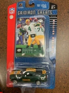 2006 NFL Gridiron Greats Green Bay Packers Card and Die-Cast Car, Brett Favre - Picture 1 of 2