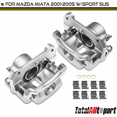 2x Pinza de freno de disco para Mazda Miata 2001-2005 con suspensión delantera deportiva Foto 1 de 4