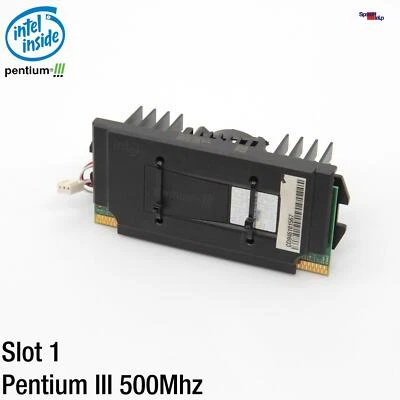 CPU Intel Pentium 3 III 500MHZ Processor SL35E Cooler Fan Slot 1 SLOT1 - Image 1 of 3