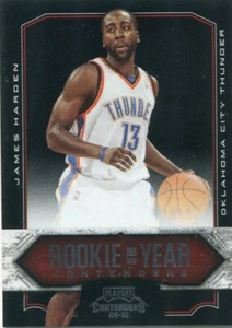 2009-10 PLAYOFF CONTENDERS JAMES HARDEN ROOKIE OF THE YEAR RC #6 - Picture 1 of 1