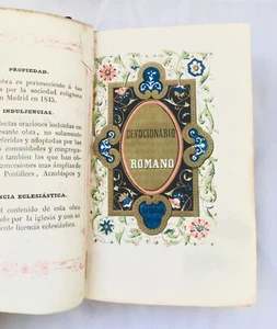 1857 DEVOCIONARIO - El Diamante de la Religión -Grabados- RARO - Vintage prayer - Imagen 1 de 9