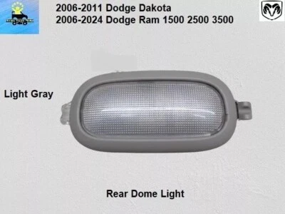 Luz de carga cúpula teto traseiro 5JG55BD1AD 06 a 24 Dodge Ram 2011 Dakota - Imagem 1 de 4