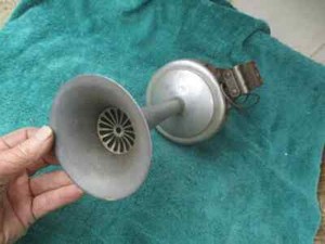 1920s 1930s Accessory Trumpet Horn headlight bar mounted all cars