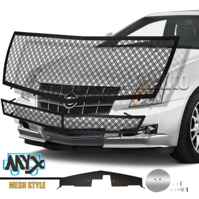 Dual Weave Mesh Grille for Cadillac CTS 2008- 2013 Stainless Steel Front Grill Foto 1 de 4