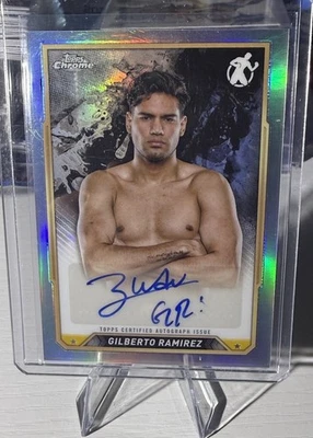 Autógrafos cromados 2024 Topps Gilberto Ramirez, Gilberto Ramirez CBA-GRZ  - Imagem 1 de 2