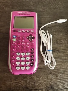 Texas Instruments TI-84 Plus Silver Edition Graphing Calculator *Pink* - Picture 1 of 9