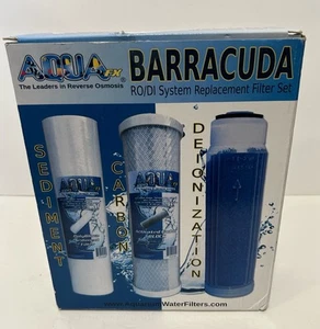 Compatible to AquaFX Life Reverse Osmosis Deionization (RODI) 10" Filter Kit - Picture 1 of 4