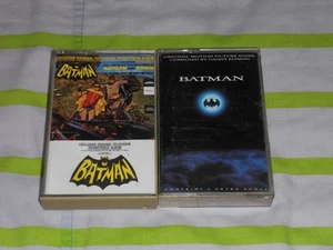 Batman Original Television Soundtrack Album Cassette Tape & Batman The Movie - Picture 1 of 2