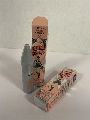 BENEFIT Gimme Brow + Volumizing Eyebrow Gel Mini Duo Gel 1g Shade 3 - Image 1 of 4