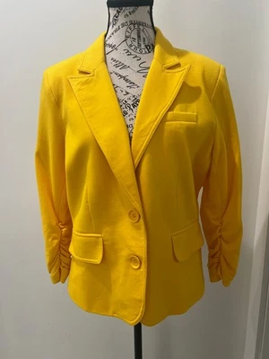 Blazer Gibson feminino (XL), em amarelo brilhante com novo com etiquetas. - Imagem 1 de 4