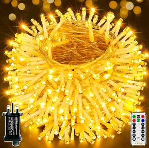 Ollny 400 LED Fairy String Lights 40m Warm White Outdoor Indoor Mains Decoration - Picture 1 of 9