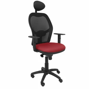 Silla de Oficina con Cabecero Jorquera Piqueras y Crespo ALI933C Rojo Granate - Imagen 1 de 2